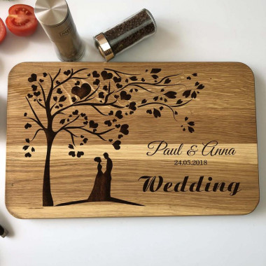 Доска раздел. 40*25см прям. с желобом (Новое Время) &mdash; Posudio