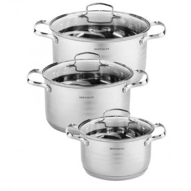 HM 5986 набор каст.нерж.сталь кап.дно 6 пр. — Posudio