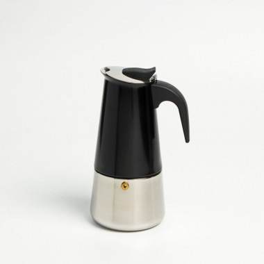 Кофеварка гейзерная «Итальяно», на 6 чашек, 300 мл, цвет чёрный &mdash; Posudio