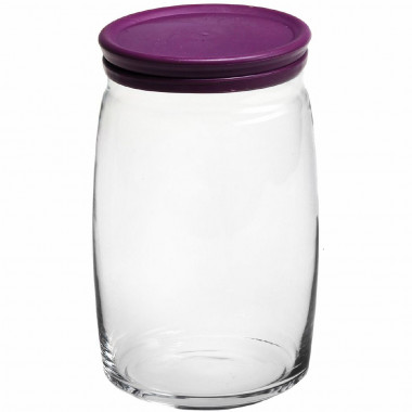 Банка 2 шт 1100 мл с пластиковыми крышками Pasabahce Cesni 43013/ &mdash; Posudio