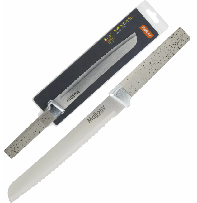 Нож с рукояткой софт-тач MARMOLADA разделочный 20см. фото 1 &mdash; Posudio