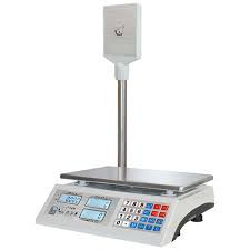 Весы торговые со стойкой ФорТ-Т 870В ТРЕЙД 32кг (335х115х390мм, платф. 230х330мм) — Posudio