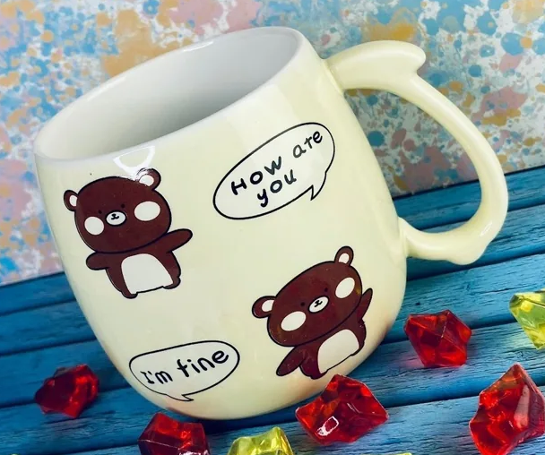 Кружка детская 450мл в под.уп. (х48)Фарфор 315-027 фото 1 — Posudio