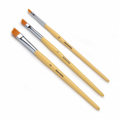 Кисточки кондитерские плоские Delicia 3шт 63055300 &mdash; Posudio