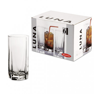 Набор стаканов 6 шт 375 мл Pasabahce Luna 42358/ &mdash; Posudio