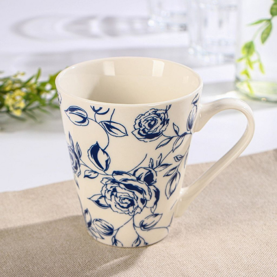 Кружка Доляна «Розалия», 300 мл, фарфор фото 1 &mdash; Posudio