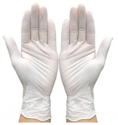 Перчатки медицинские диагностические одноразовые нестерильные латексные неопудр. L — Posudio