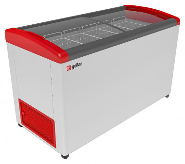Ларь морозильный Frostor GELLAR FG 500 E красный — Posudio