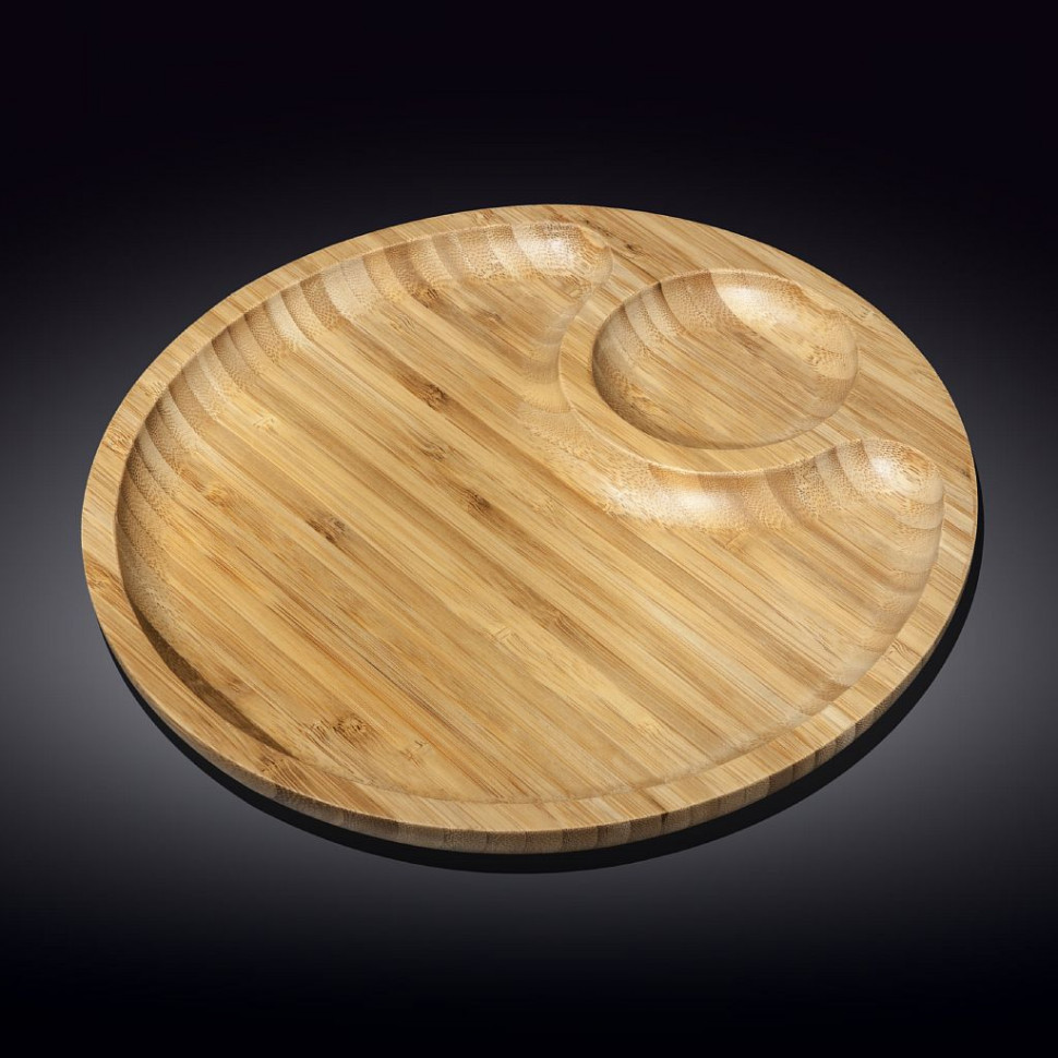 Блюдо 2-х секц. 35,5см bamboo (Wilmax) фото 1 — Posudio