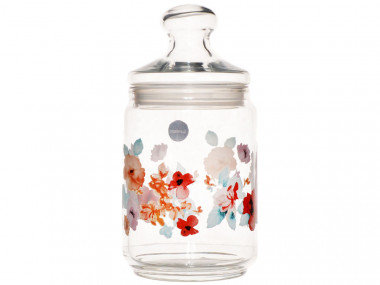 Банка для продуктов ФЛОРЕНТИНА 1л. с крышкой &mdash; Posudio