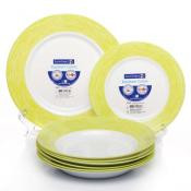 Столовый набор КОЛОР ДЕЙС ГРИН 18 предметов — Posudio