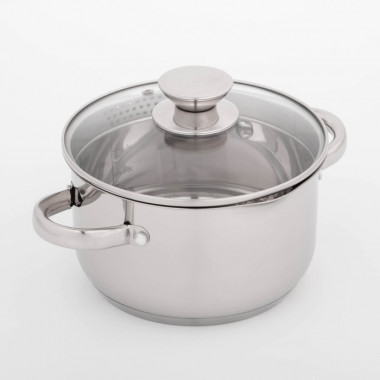 Кастрюля Magistro Tefida, 2,5 л, крышка-дуршлаг &mdash; Posudio