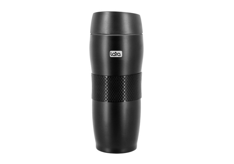 Термокружка  LR04-23 LARA  450мл. Black фото 1 — Posudio