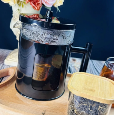 Чайник заварочный 1200мл. в под.уп.(х10)Стекло 139-018 &mdash; Posudio