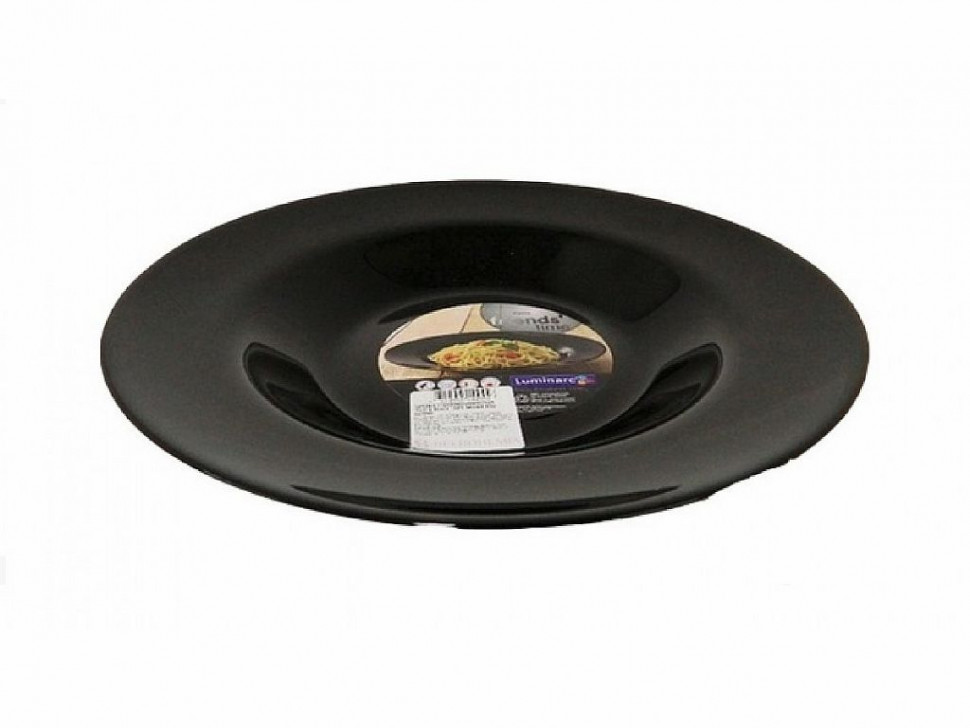 Тарелка для пасты 28.5см Luminarc Friends Time Black M0064 фото 1 — Posudio