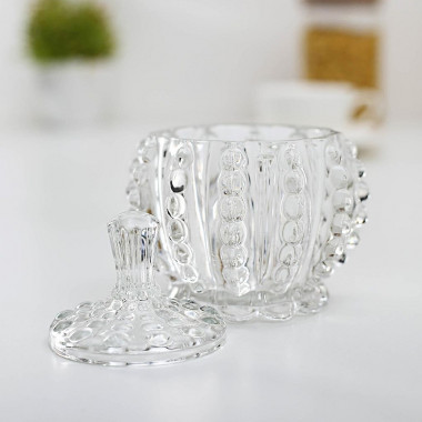 Сахарница &quot;Ягодки&quot; 150 мл 9,5х9,5х11,5 см — Posudio