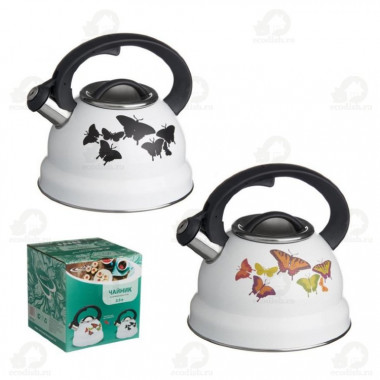 Чайник 2,5л со св индукц. с декором меняет цвет (Катунь) — Posudio