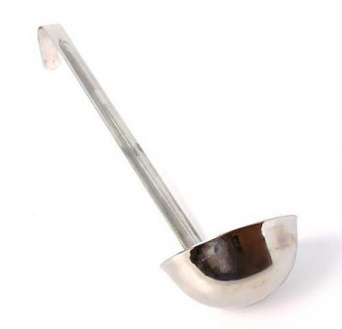 Половник сталь 750мл профессиональный цельнотянутый, длина ручки 38см — Posudio