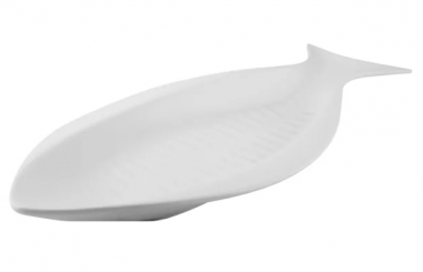 Блюдо для рыбы 40,5см BIANCO в под.уп.(х12)Фарфор 118-045 — Posudio