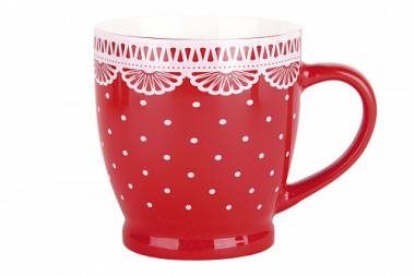 Кружка  320мл на ножке (Кружево на ножке) — Posudio