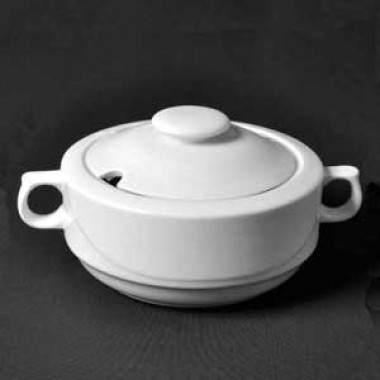 Акция Ваза суповая 2600см3 бел.1с (Башкирский фарфор) — Posudio