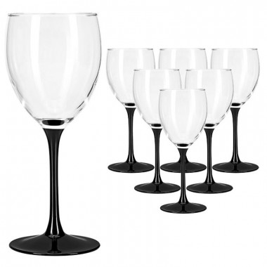 Набор фужеров для вина ДОМИНО 6шт 350мл &mdash; Posudio