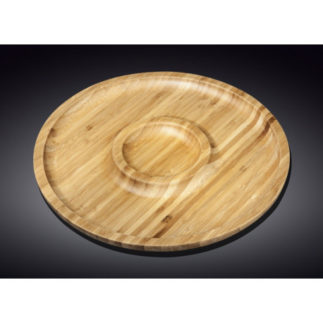 Блюдо 2-х секц. 30.5см bamboo (Wilmax) фото 1 — Posudio