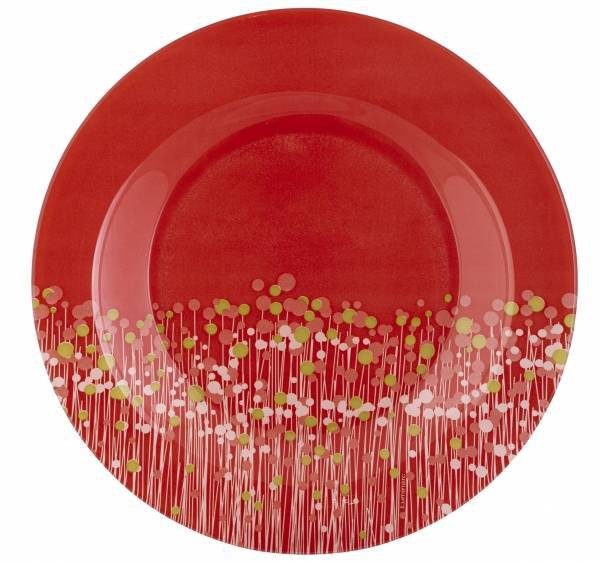 Тарелка 25 см Luminarc "Flowerfield Red",Н2482 фото 1 — Posudio