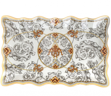БЛЮДО ДЛЯ СЕРВИРОВКИ КОЛЛЕКЦИЯ "MONOGRAM" 25*16*2 СМ 198-312 &mdash; Posudio