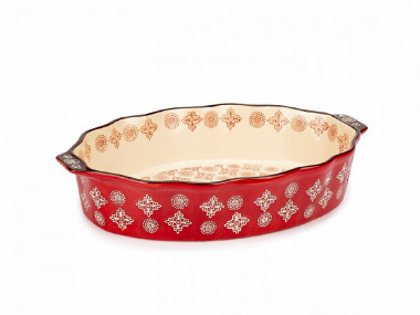 Форма для запекания овальная 39х24см Attribute Rosso ABK006 — Posudio