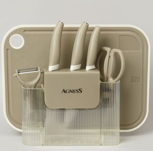 НАБОР КУХОННЫХ ПРЕДМЕТОВ 7ШТ ЦВЕТ СЕРЫЙ 671-030 — Posudio