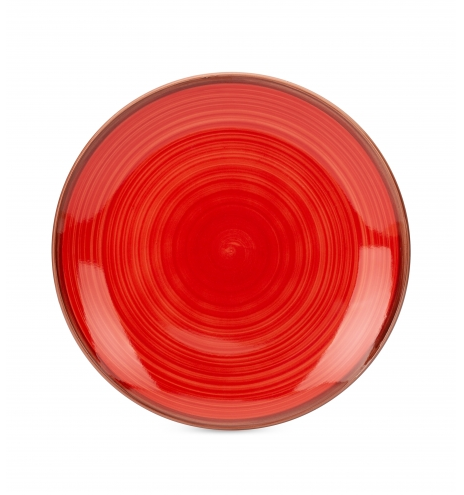 Тарелка обеденная  WOOD RED 27см. фото 1 — Posudio