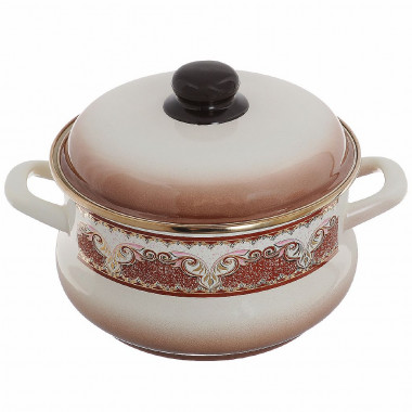 Кастрюля глубокая 3,5л Metrot Терракот 082925 — Posudio