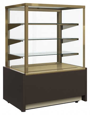 Витрина кондитерская Carboma KC70 VM 1,3-1 Light (0102-0109, шоколад / золото) — Posudio