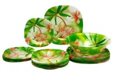 Столовый сервиз 19 предметов Luminarc Freesia J0632 — Posudio