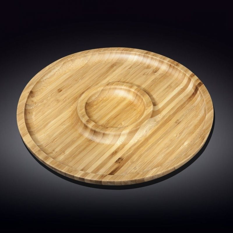 Блюдо 2-х секц. 35.5см bamboo (Wilmax) WL-771049/А фото 1 — Posudio
