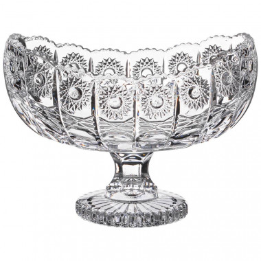 Конфетница на ножке 15,5*9см MUZA CRYSTAL &mdash; Posudio