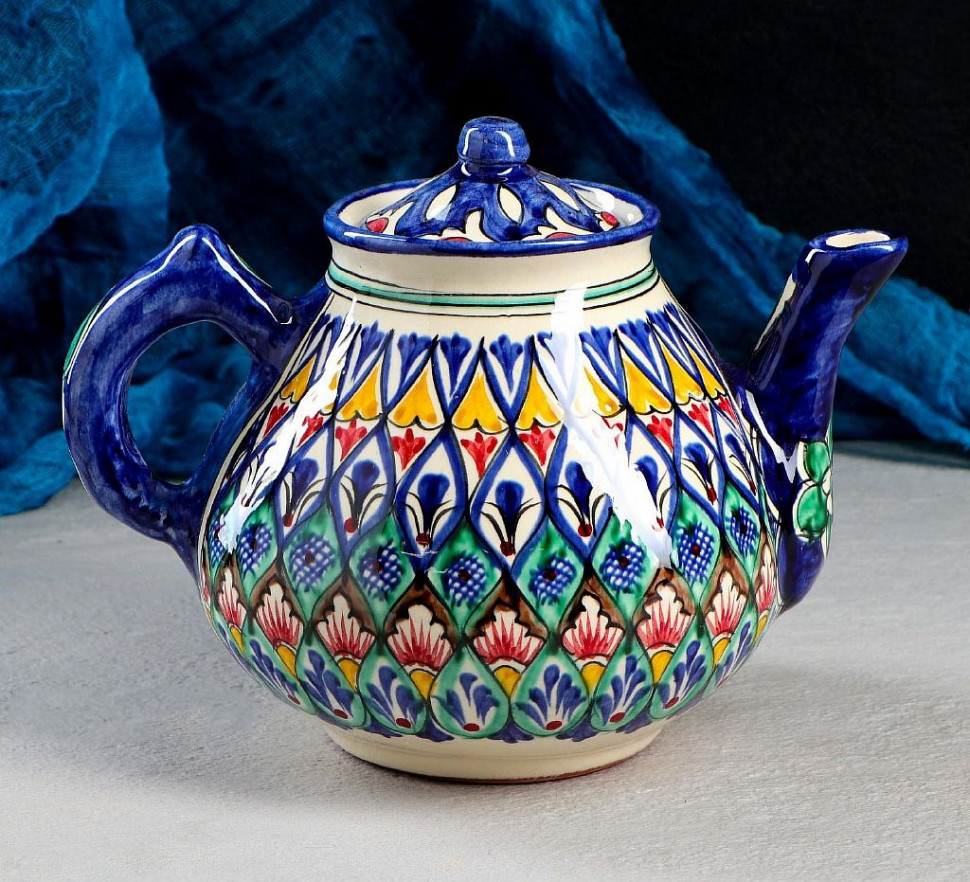 Чайник Риштанская Керамика 1,6 л фото 1 — Posudio