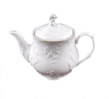 Чайник 1,1л Cmielow Рококо Золотая отводка Рококо-58 — Posudio