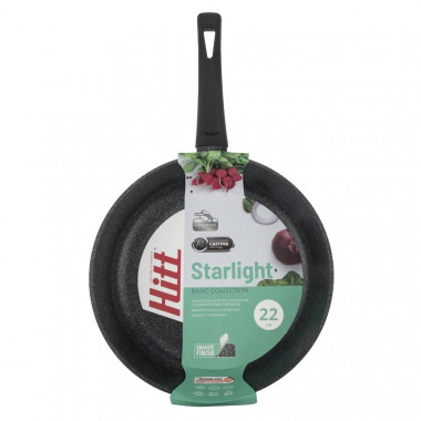 Сотейник  240см."Hitt Strarlight Plus" АП  съемн. ручк. стекл. крышка &mdash; Posudio