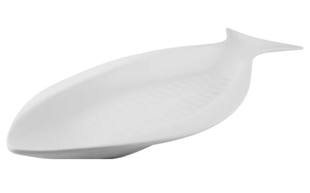 Блюдо для рыбы 35,5см BIANCO в под.уп. Фарфор 118-044 фото 1 — Posudio