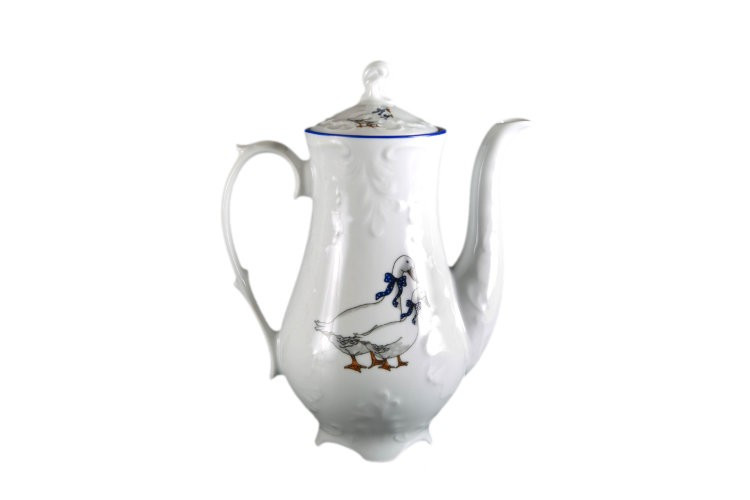 Кофейник 1,2л Cmielow Rococo Гуси 0035560E280 фото 1 — Posudio