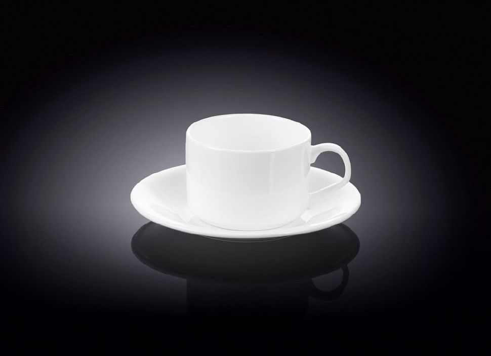 Чашка чайная+блюдце 160мл Willmax подар. упак фото 1 &mdash; Posudio