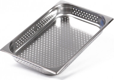 Гастроемкость перфор.5*08мм 530*325*65 9л Luxstahl га42 — Posudio