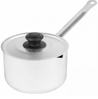 Кастрюля 0,75л. алюм. мет/ручка, мет/крышка — Posudio