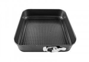 Форма для выпечки LR11-19(прямоуг.+зажим) LARA 28*28*6,8см. — Posudio