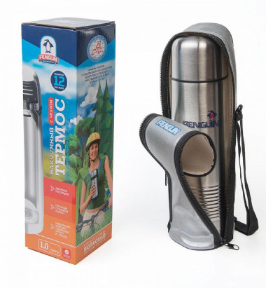 Термос 1л с узким горлом Penguin ВК-25А — Posudio