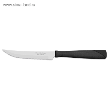 Нож д/мяса 10см черн. 3шт  New Kolor &mdash; Posudio