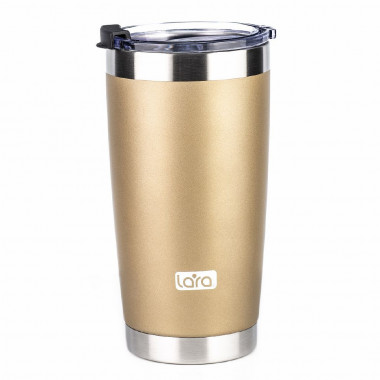 Термокружка  LR04-25 LARA  560мл. GOLD — Posudio
