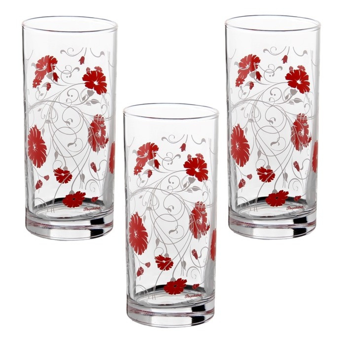 Стакан 3 шт 290 мл Pasabahce Serenade 42402B/D5 фото 1 — Posudio